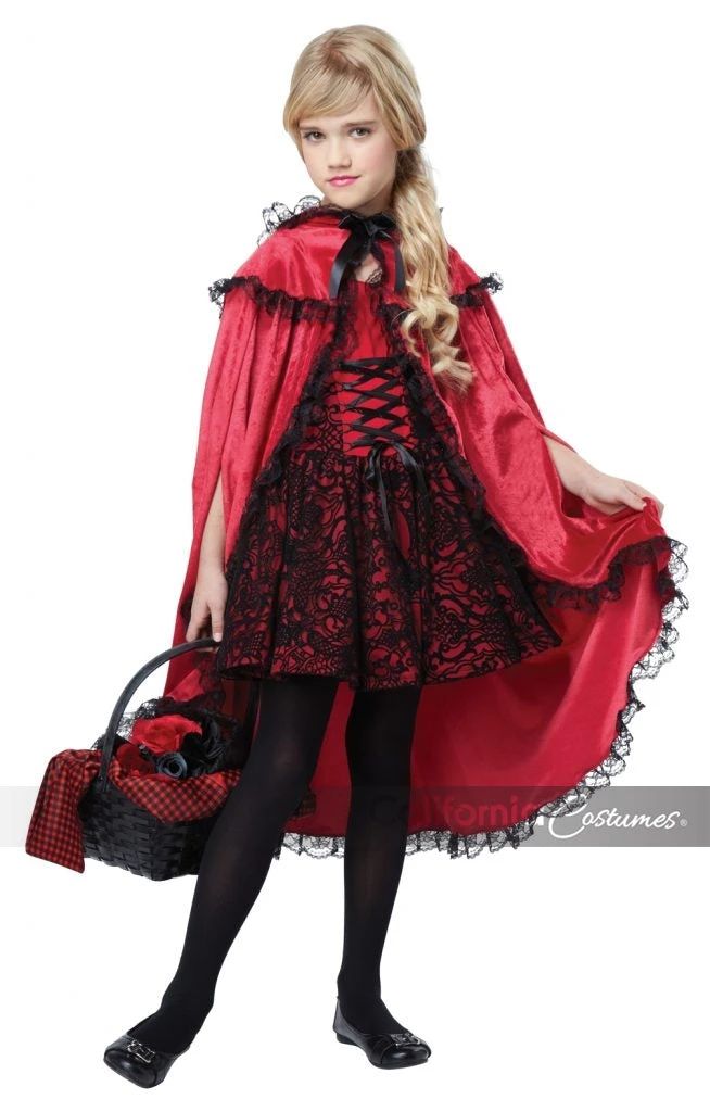 Deluxe Red Riding Hood Child Costume 3 Deluxe Red Riding Hood Child Costume - Image 3