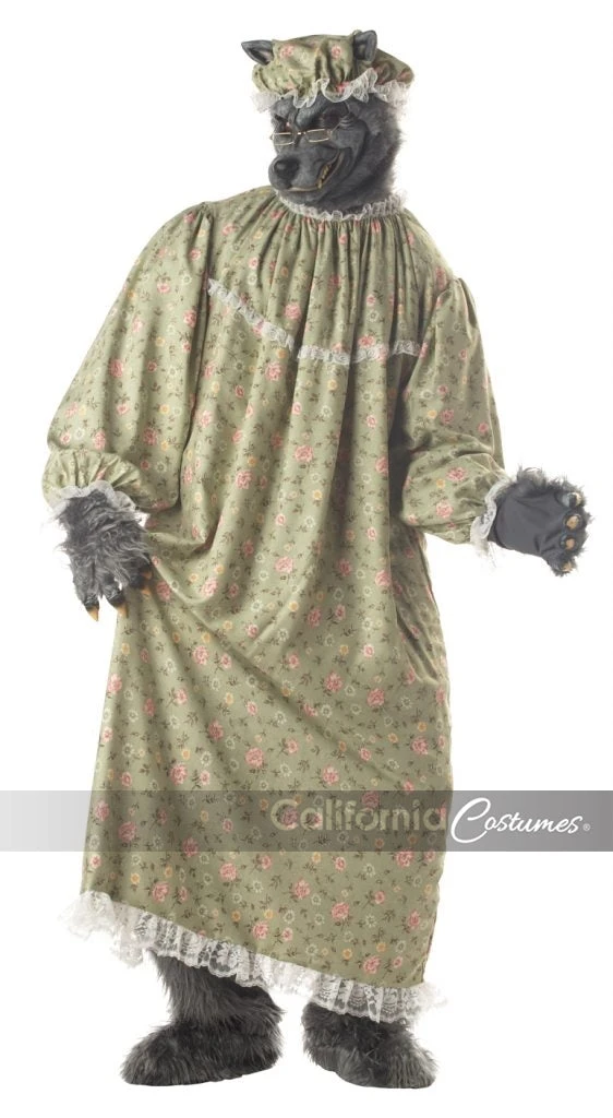Wolf Granny Adult Costume 1 Wolf Granny Adult Costume