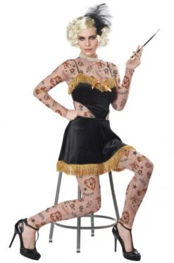 The Amazing Tattooed Lady Adult Costume