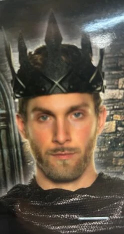 Evil King's Black Foam Crown