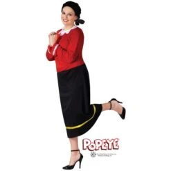 Fun World Plus Size Olive Oyl Costume