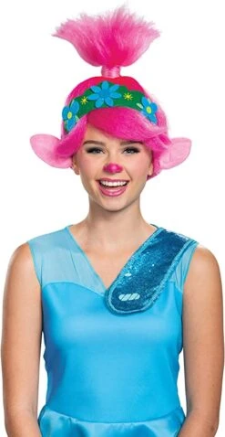 Disguise Poppy Adult Wig (Trolls World Tour)