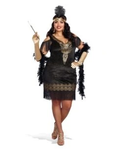 Dreamgirl Swanky Flapper Costume - Plus Size