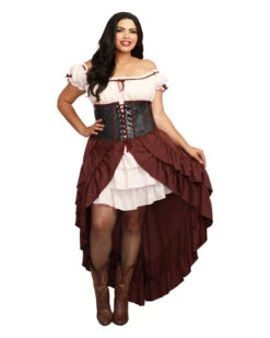 Dreamgirl Saloon Gal Plus Size Adult Costume