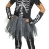 Fun World Silver Skele-Girl Child Costume