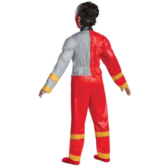 Disguise Red Ranger Dino Fury Classic Muscle Child's Costume 3 Disguise Red Ranger Dino Fury Classic Muscle Child's Costume - Image 3