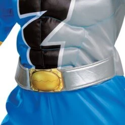 Disguise Blue Ranger Dino Fury Toddler/Child Muscle -Caufields Store 115929 belt