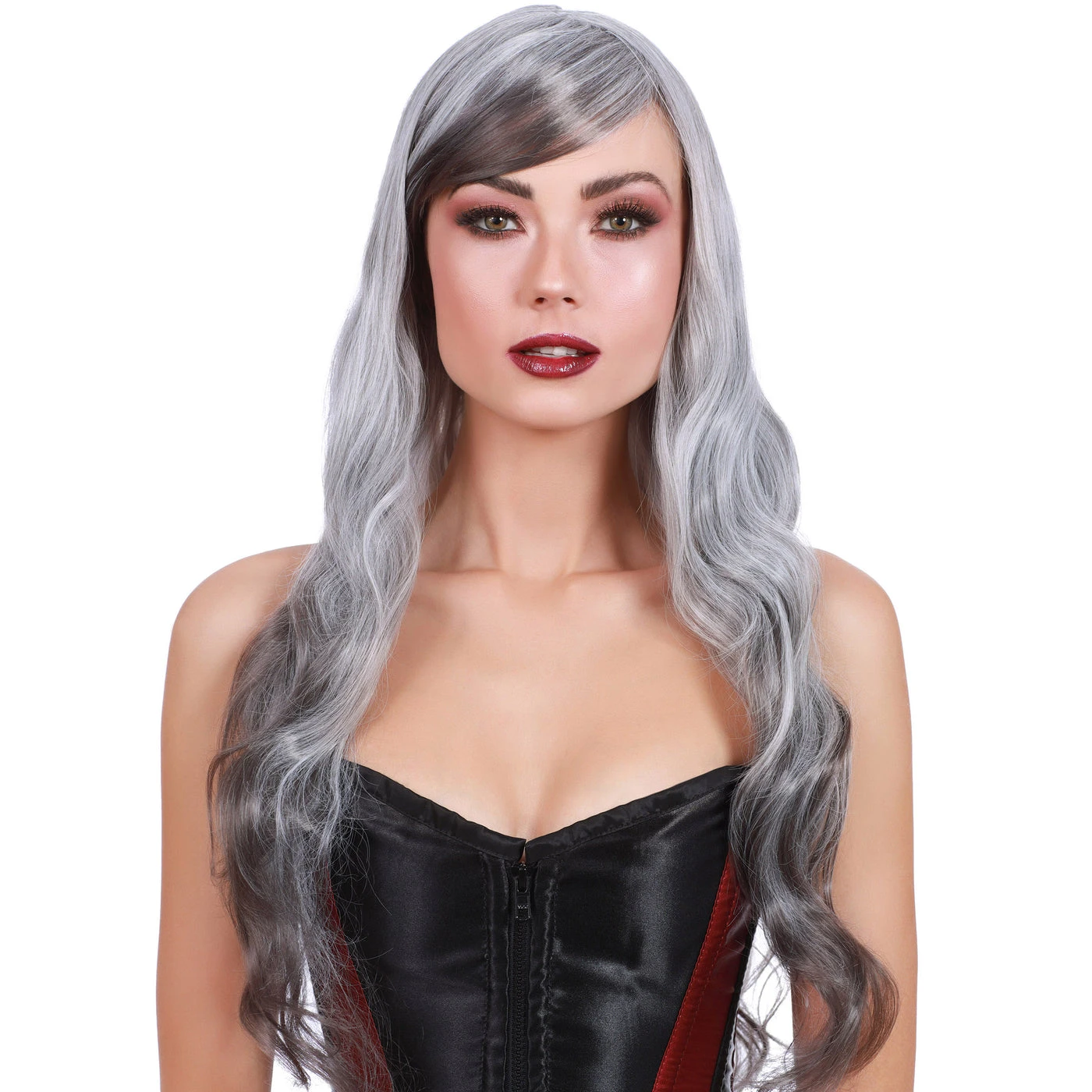 Dreamgirl Long Wavy Grey Ombré Wig 1 Dreamgirl Long Wavy Grey Ombré Wig