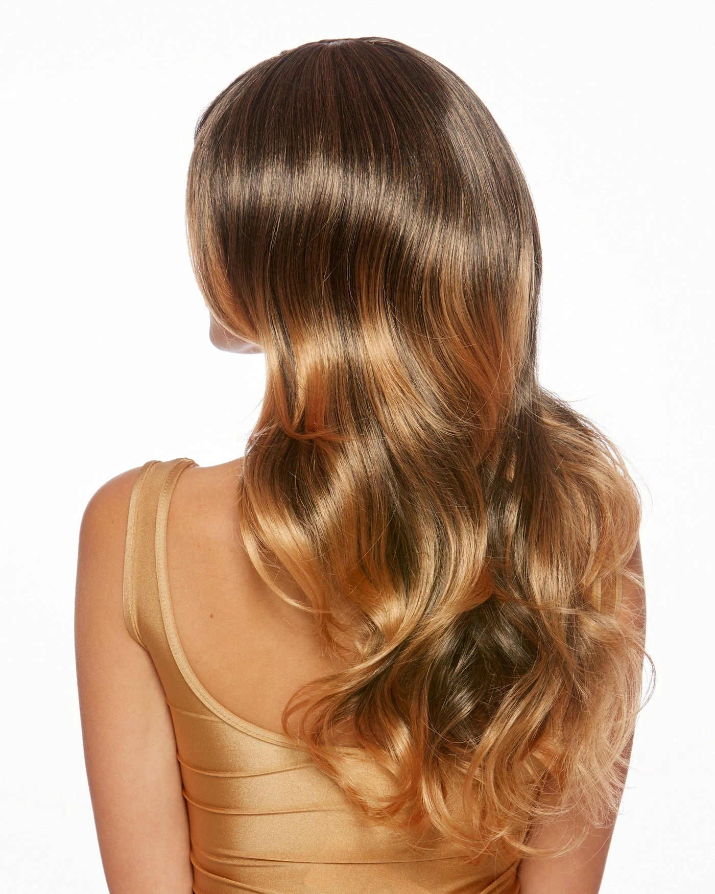 Dreamgirl Long Layered Blonde/Brown Ombré Wig 3 Dreamgirl Long Layered Blonde/Brown Ombré Wig - Image 3