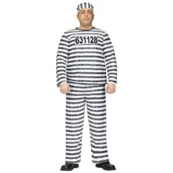Fun World Jailbird Plus Size Adult Costume