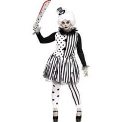 Fun World Women's Plus Size Killer Clown Costume