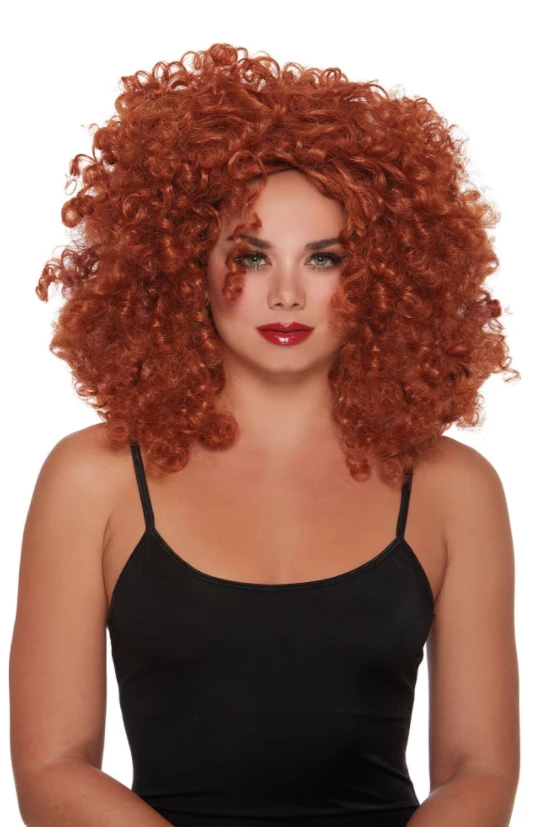 Dreamgirl Big Natural Auburn Curls Wig 1 Dreamgirl Big Natural Auburn Curls Wig
