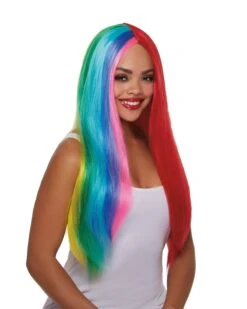 Dreamgirl Primary Rainbow Wig