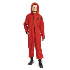 Disguise Money Heist Adult Jumpsuit W/ Mask