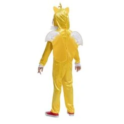 Disguise Sonic 3 Movie - Tails Classic Child's Costume 5 Disguise Sonic 3 Movie - Tails Classic Child's Costume -Caufields Store 124759 girl back