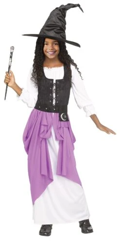 Fun World Renaissance Witch Child Girl Costume