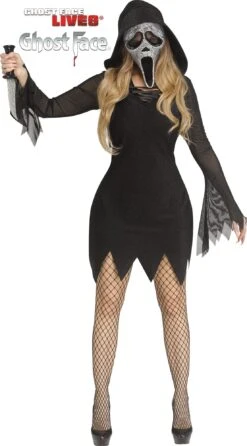 Fun World Deluxe Bling Ghost Face® Women Costume