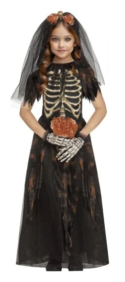 Fun World Bones Bride Child Girls Costume