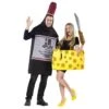 Fun World Perfectly Paired - Wine & Cheese Couple Costume