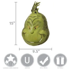 Dr. Seuss' The Grinch - Deluxe Mask -Caufields Store 131000 40 INFOGRAPHIC