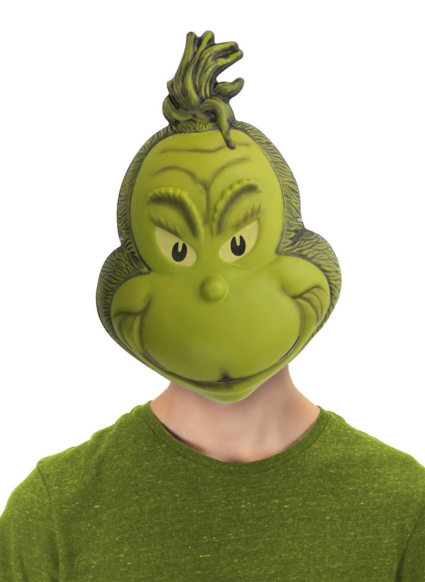 Dr. Seuss' The Grinch - Vacuform Plastic Mask 2 Dr. Seuss' The Grinch - Vacuform Plastic Mask - Image 2
