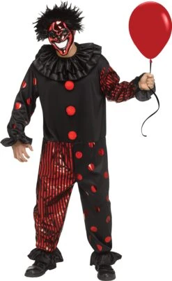 Fun World Chrome Clown Adult Costume