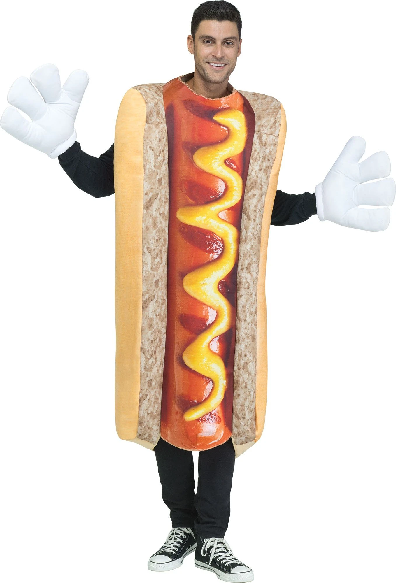 Fun World Adult Hot Dog Costume 1 Fun World Adult Hot Dog Costume