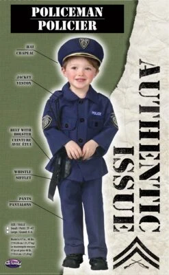Fun World Policeman Toddler Costume