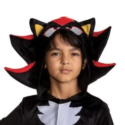 Disguise Shadow Sonic 3 Movie Hood Jumpsuit Children Costume -Caufields Store 162019 hood