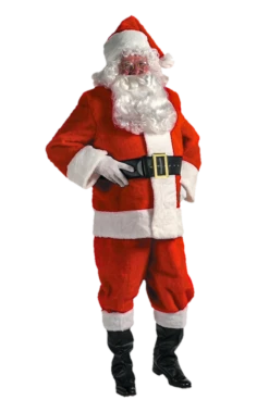 Halco Deluxe Red Plush Santa Suit