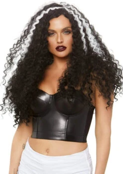 LEG AVENUE Long Crimped Monster Bride Wig - Adult