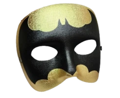 Gold And Black Bat Venetian Mask