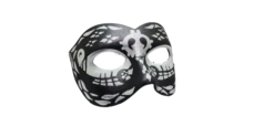 Black And Silver Venetian Mask