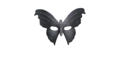 Black Butterfly Half Mask