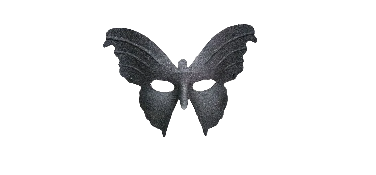 Black Butterfly Half Mask 1 Black Butterfly Half Mask