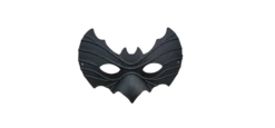 Black Bat Half Mask