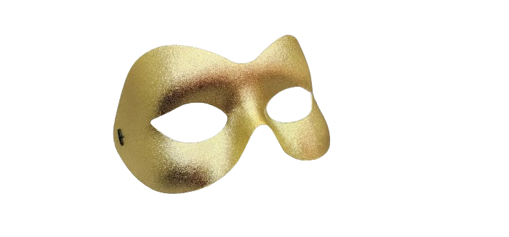 Gold Columbina Eye Mask 1 Gold Columbina Eye Mask