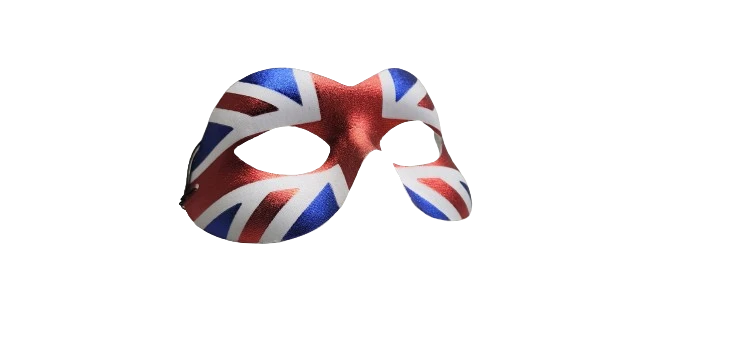 Union Jack British Columbina Half Mask 1 Union Jack British Columbina Half Mask