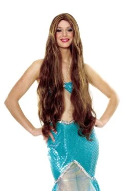 Atlantis Long Wavy Wig - Brown W/highlights