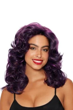 Dreamgirl 70's Volume Purple Multi Wig