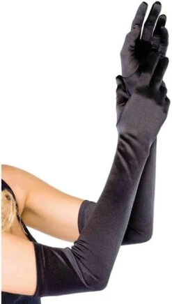 LEG AVENUE Extra Long Satin Gloves