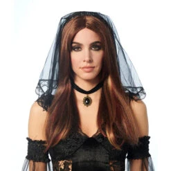 Long Brown Mixed Gothic Goddess Wig