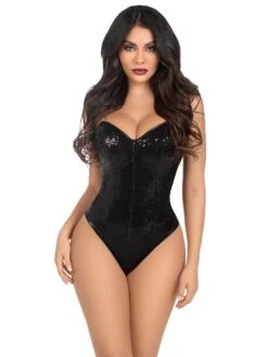 LEG AVENUE Sequin Body Suit - 2 Piece