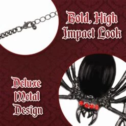Black Widow Spider Necklace -Caufields Store 28635fc5 d292 4111 85e1 da5df9e29e3e.e1d7adea0b1a30609e3905c7f146e4ce