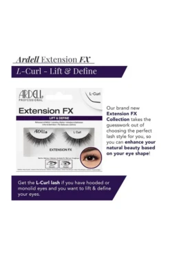 Ardell Professional - Extension FX L-Curl Lashes -Caufields Store 28b60e3be01293683c789232fae53590