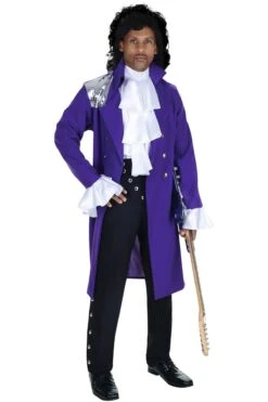 Pop Star With Purple Jacket Costume- Adult