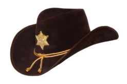 Brown Sheriff Hat
