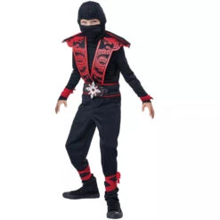 Child's Ninja W/Dagger Belt Costume