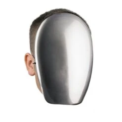 Disguise No Face Chrome Mask
