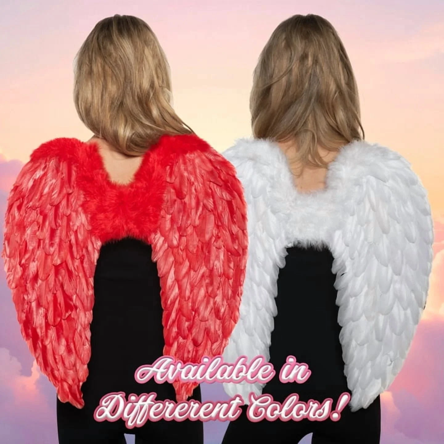 Feather Angel Wing 21" X 24" 2 Feather Angel Wing 21" X 24" - Image 2